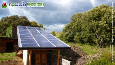 9 kWc de photovoltaïque sur une écurie dans l'Aude
