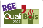 logo Qualibois 2024 RGE Reconnu Garant de l'Environnement