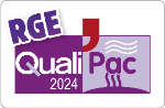 logo QualiPAC 2024 RGE Reconnu Garant de l'Environnement