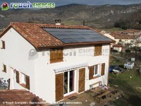 Photovoltaïque installé près de Foix, à Montgailhard